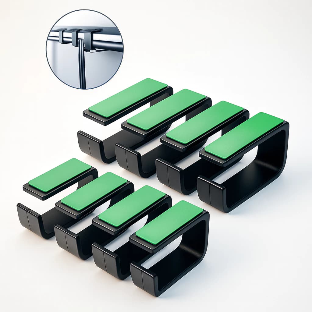 Organizador de Cabos com Fixação Extra Forte – Preto ou Branco