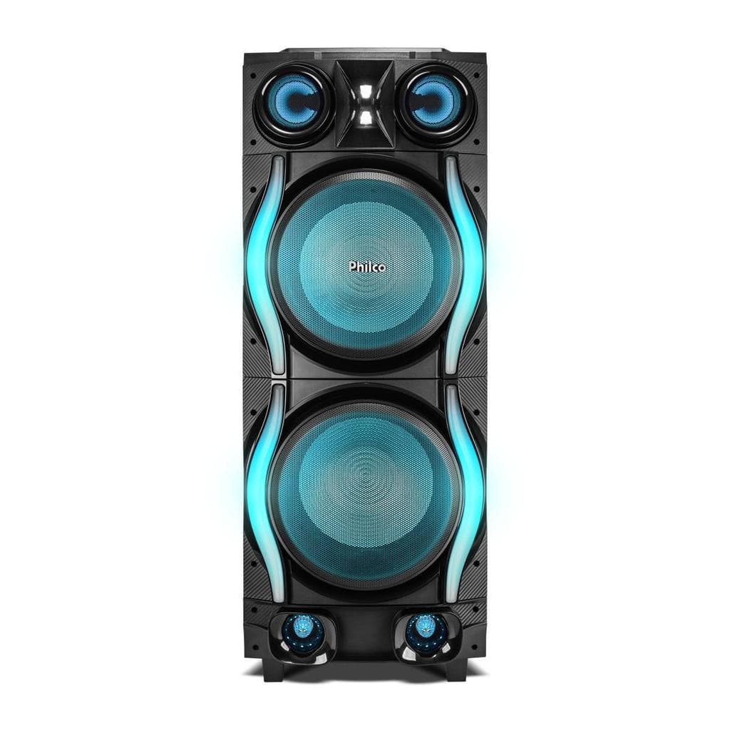Caixa de Som Philco Extreme Woofer Duplo 12" 2700W PCXE27000
