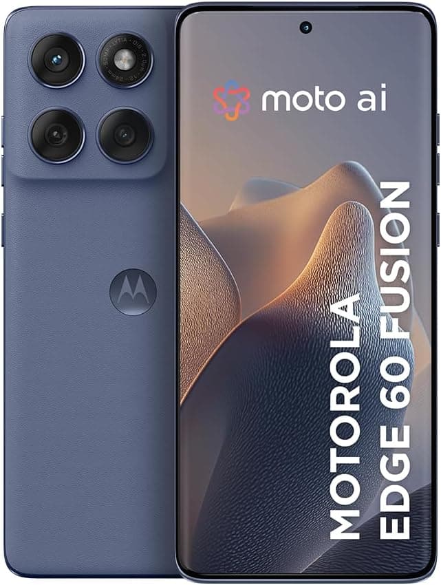 Smartphone Motorola Edge 60 Fusion 5G - 16GB (8GB RAM+8GB Ram Boost) 50MP Sony AI Camera IP68 NFC - Cinza