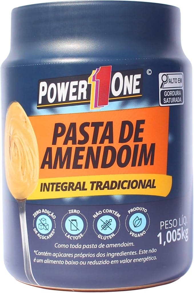 Pasta de Amendoim Tradicional Power1One - 1kg