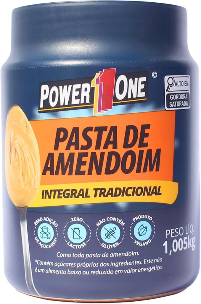 Pasta de Amendoim Tradicional Power1One - 1kg